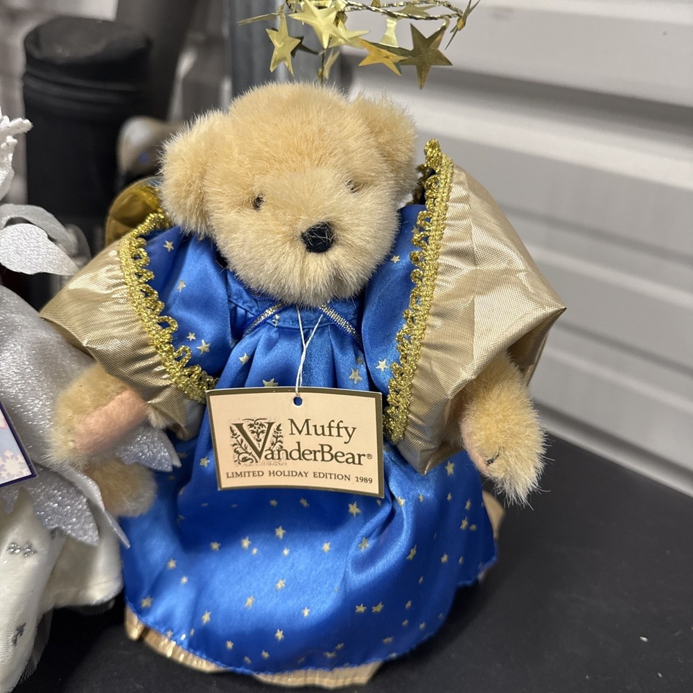 Muffy Vanderbear Limited Holiday edition 1989 Angel And Snowflake - Picture 2 of 5